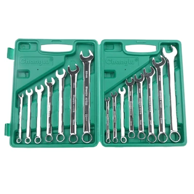 コンビネーションスパナレンチセット 15PCS